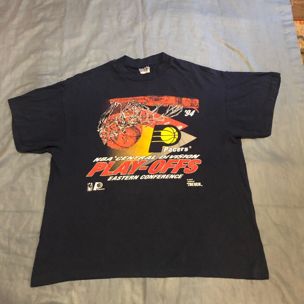Vintage vintage 90s 90s 94 playoffs Indiana Pacers T-shirt hard to get size XL